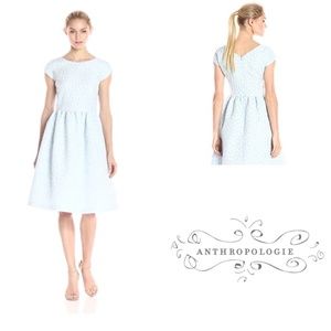 Anthropologie Women’s Flower Jacquard Dress